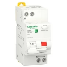 Schneider Electric Дифавтомат 2Р 25А C 30мА 6кА Resi9 2мод Schneider Electric