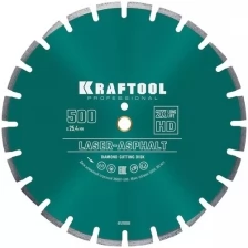 KRAFTOOL Диск алмазный отрезной по асфальту, KRAFTOOL LASER-ASPHALT 500 мм, 36687-500