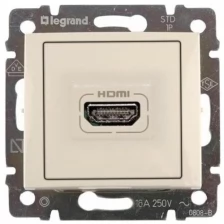 Legrand (Легранд) HDMI для аудио/видеоустройств слоновая кость, Valena 774185