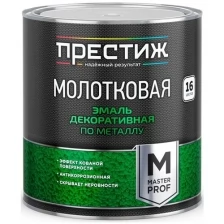 Эмаль декоративная по металлу молотковая Престиж, 2,5 л, коричневая