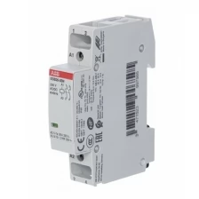 ABB Контактор ESB20-20N-06 модульный (20А АС-1, 2НО), катушка 230В AC/DC