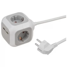 Удлинитель 1,4 м Brennenstuhl ALEA-Power, 3 розетки, 2 USB (1150100)