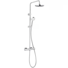 Kludi Душевая система Logo Dual Shower System 6809405-00 с термостатом, ручная лейка 1S, хром