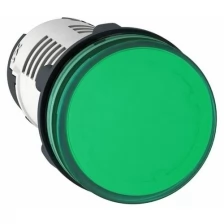 Schneider Electric Лампа сигнальная 22мм 24В LED зел. Schneider Electric XB7EV03BP