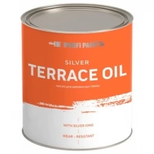 PROFIPAINTS Масло для террас, деревянной мебели и детских площадок ProfiPaints Silver Terrace Oil 2.7 л , Тёмный орех