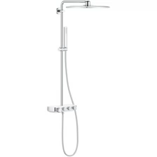 Душ. система GROHE Euphoria SmartControl 310 DUO Cube с термостатом, белая луна 26508LS0