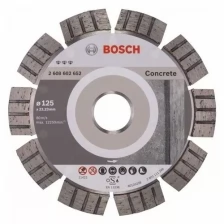 Диск алмазный BOSCH Best for Concrete125-22,23