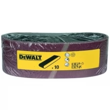 Лента шлифовальная (10 шт; 64x356 мм; 60G) DEWALT DT3666