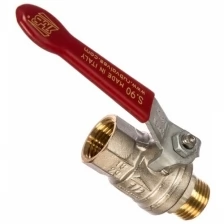 Шаровой кран RuB, 1/2" DN15 PN40, ВР-НР, серия MILANO (S.90), ручка S90D20