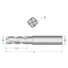 Фреза концевая (20х104х38 мм; Р6М5; 4 перая; ц/х) GRIFF a300066