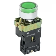 Кнопка LAY5-BW3361 с подсв. зел. 1з IEK BBT50-BW-K06