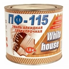 Эмаль ПФ-115 сверхпрочная WHITE HOUSE, кремовая, 1,8 кг