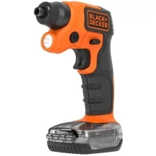 Отвертка аккумуляторная BLACK+DECKER BDCSFS30C, набор оснастки, контейнер